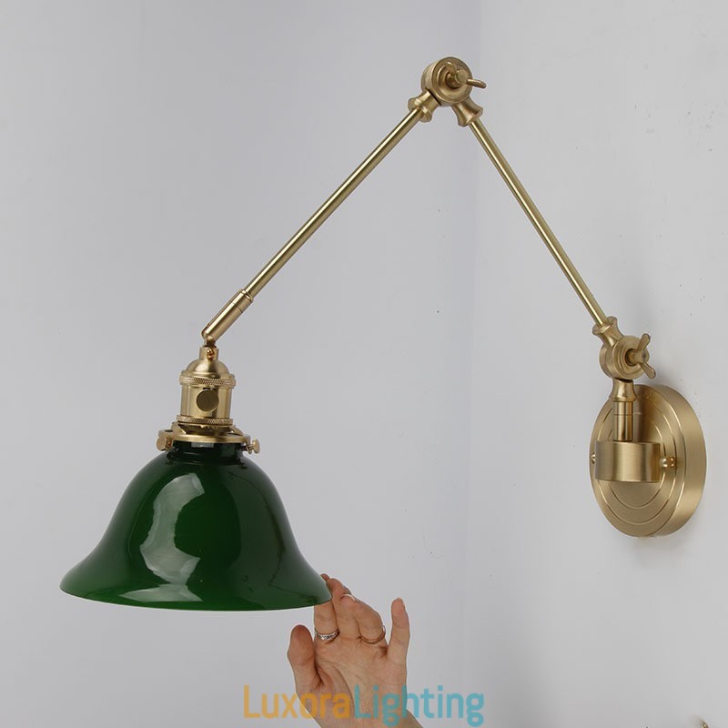 Designer Touch Decorative Modern Wall Light with Glass Shade
