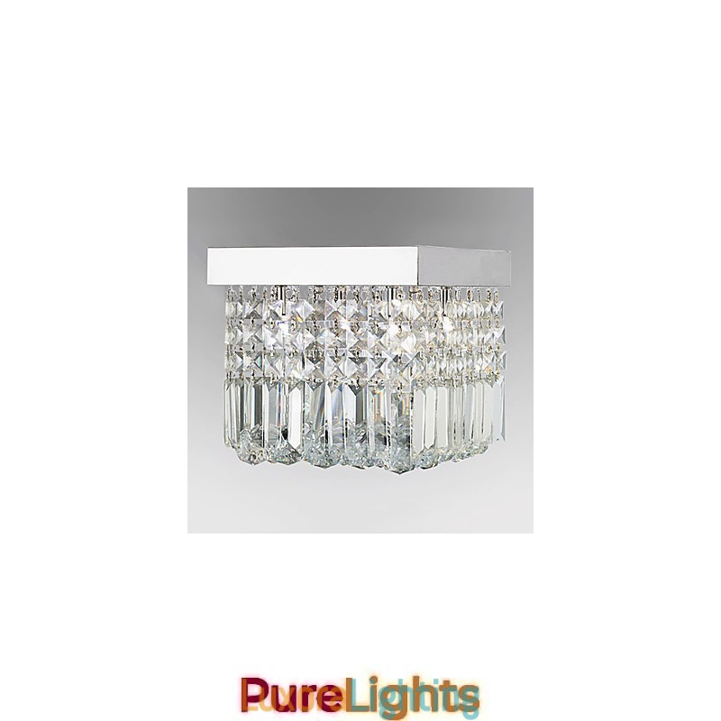 Designer Touch Decorative Modern Contemporary Crystal Metal Flush Mount
