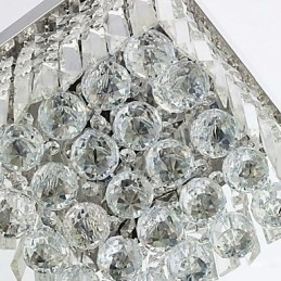 Designer Touch Decorative Modern Contemporary Crystal Metal Flush Mount