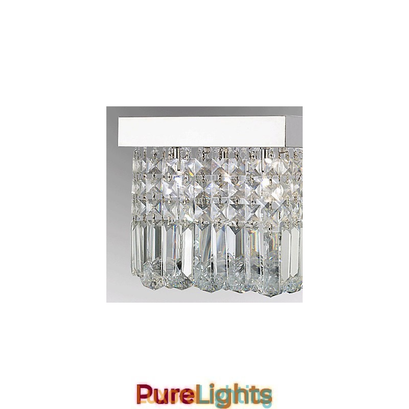 Designer Touch Decorative Modern Contemporary Crystal Metal Flush Mount