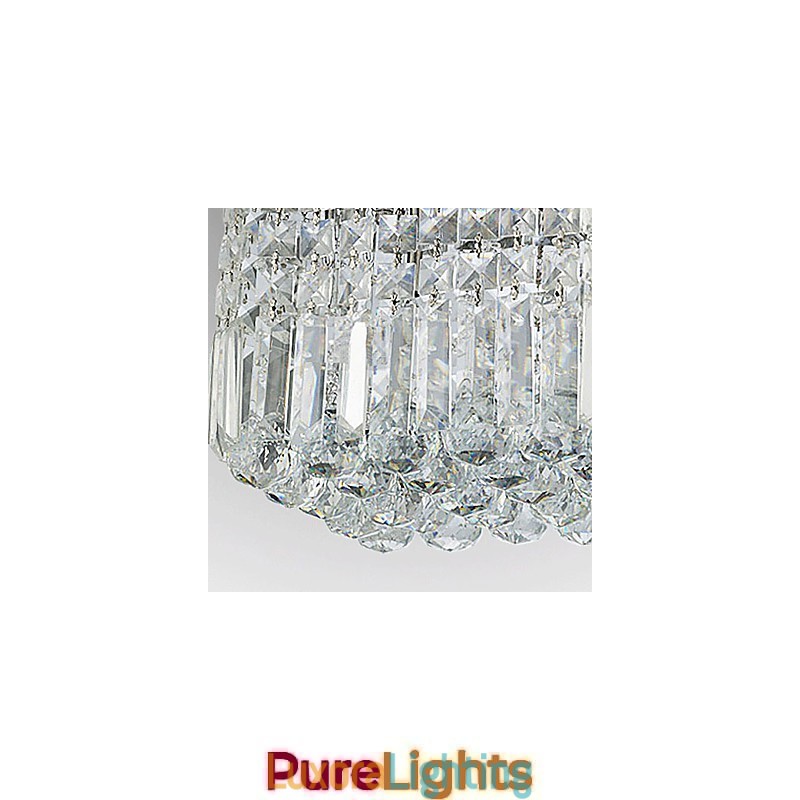 Designer Touch Decorative Modern Contemporary Crystal Metal Flush Mount