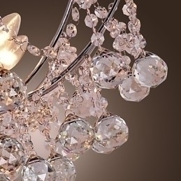 Designer Touch Decorative Luxuriant Crystal Chandelier with 6 Lights Pendant Chandelier