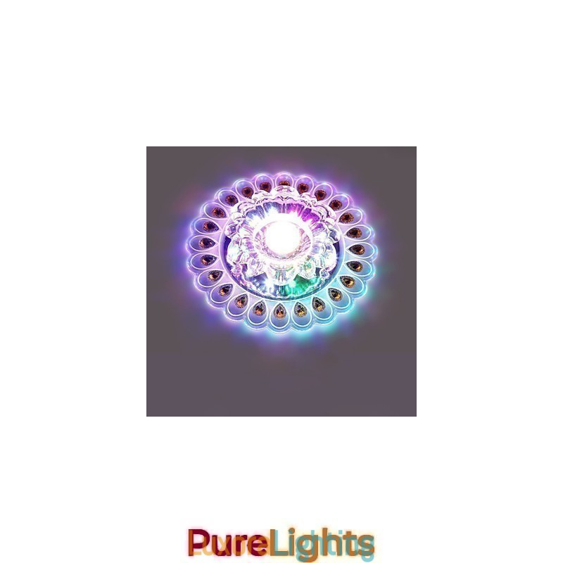 Designer Touch Decorative Crystal Ceiling Lamp Spotlight SMD 3W Creative Lamp Tube Light Colorful Color Dome Light