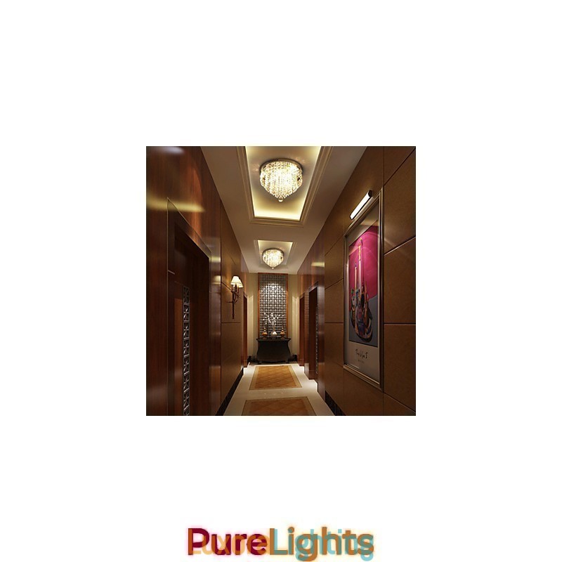 Designer Touch Decorative Modern Contemporary Crystal Metal Flush Mount