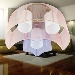 Designer Touch Decorative Drawing Line Romantic Stars The Moon Absorb Dome Light Lamp