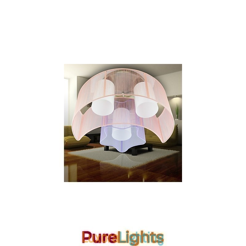 Designer Touch Decorative Drawing Line Romantic Stars The Moon Absorb Dome Light Lamp