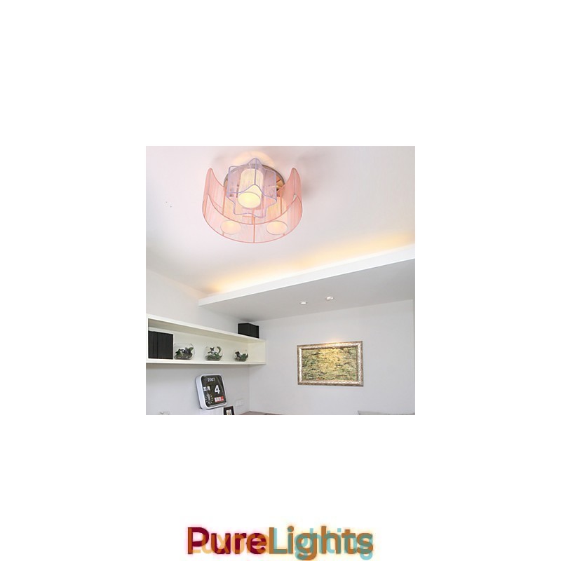 Designer Touch Decorative Drawing Line Romantic Stars The Moon Absorb Dome Light Lamp