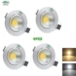 Designer Touch Decorative 4PCS Zweihnder 3W 300Lm COB Ceiling Lamp Downlight Warm White Light