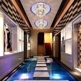 Designer Touch Decorative Crystal Lamp Smd CreativeTube Spotlight Absorb Dome Light