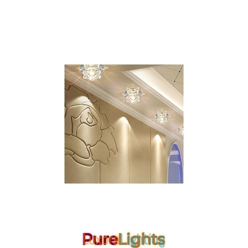 Designer Touch Decorative Crystal Lamp Smd CreativeTube Spotlight Absorb Dome Light