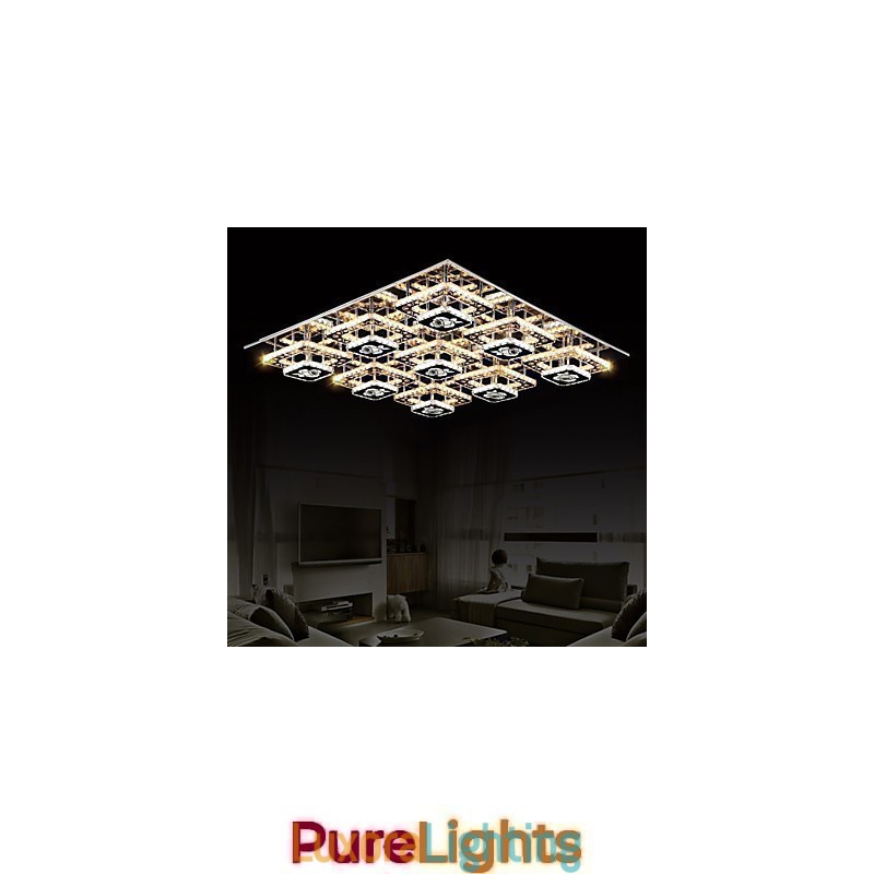 Designer Touch Decorative Flush Mounted Crystal Modern Contemporary Living Bed Kids