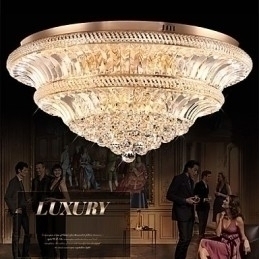 Designer Touch Decorative Modern Luxury 9Modern Crystal Ceiling Light Absorb Dome Light Diameter 80CM