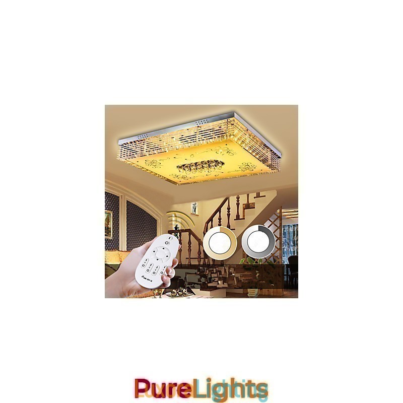 Designer Touch Decorative Flush Mount Crystal Modern Contemporary Metal