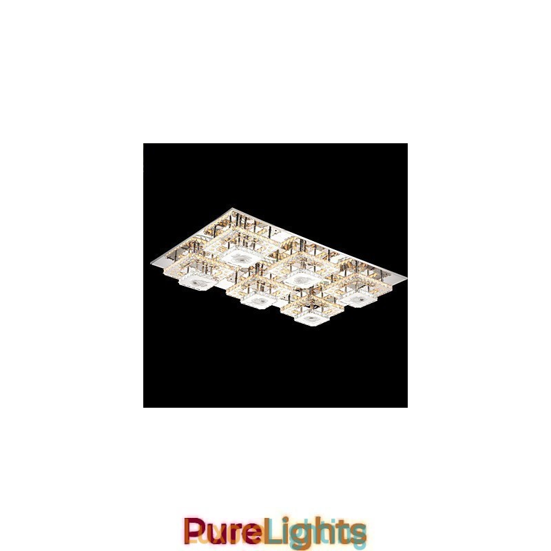 Designer Touch Decorative Flush Mounted Crystal Modern Contemporary Living Bed Kids