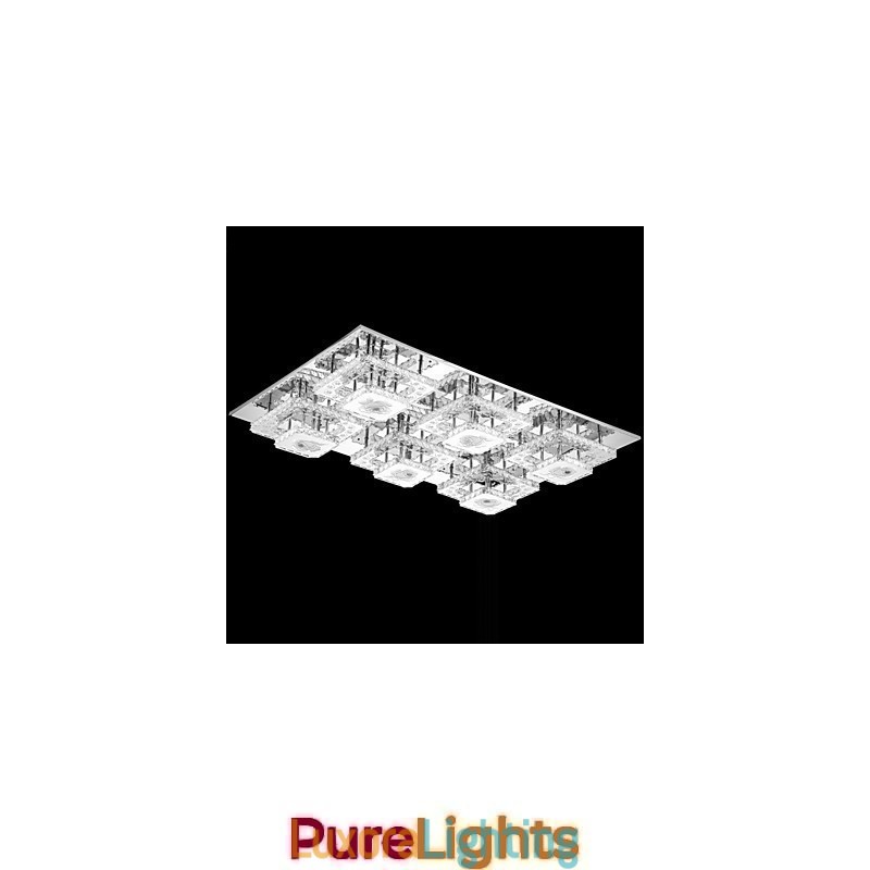 Designer Touch Decorative Flush Mounted Crystal Modern Contemporary Living Bed Kids