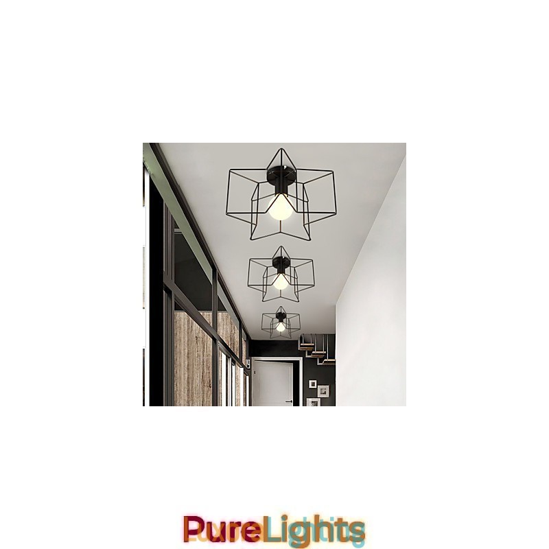 Designer Touch Decorative Pentagram Modern Creative Porch Lights To Absorb Dome Light Light