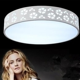 Designer Touch Decorative Wrought Iron Hollow Out Plum Blossom Side Circular Dome Light