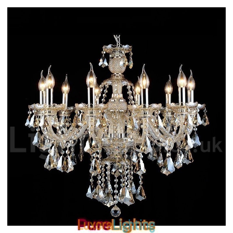 Designer Touch Decorative Cognac Crystal Color Pendant Light Crystal Modern Contemporary Traditional Classic Retro Lantern Country