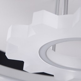 Designer Touch Decorative Flush Mount Modern Contemporary Metal