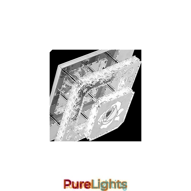 Designer Touch Decorative Flush Mounted Crystal Modern Contemporary Living Bed Kids