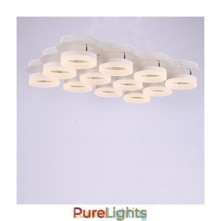 Designer Touch Decorative Flush Mount Modern Contemporary Metal