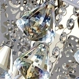 Designer Touch Decorative Flush Mount Crystal Modern Contemporary Metal