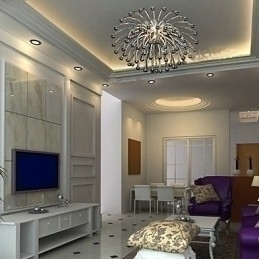 Designer Touch Decorative Artistic Ceiling Light with 1 Light