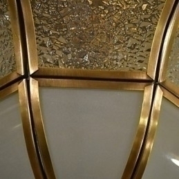 Designer Touch Decorative Traditional Classic Mini Style Brass Metal Flush Mount Spot Lights