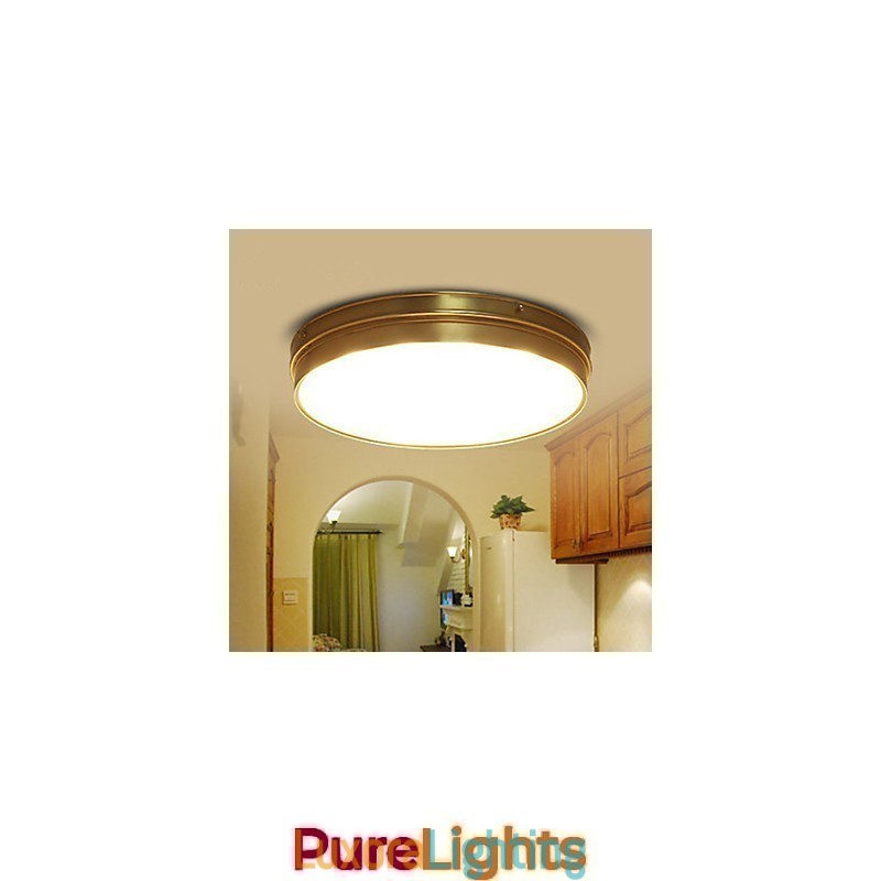 Designer Touch Decorative Flush Mount Traditional Classic Metal