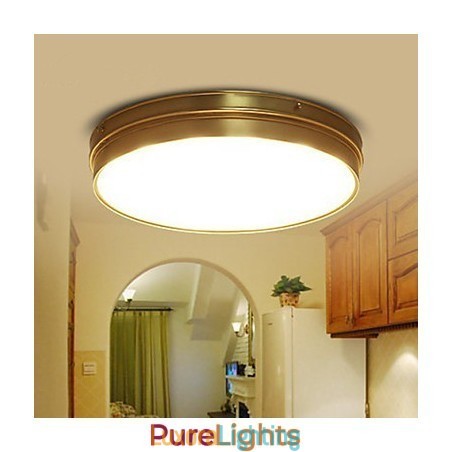 Designer Touch Decorative Flush Mount Traditional Classic Metal