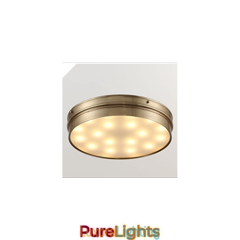 Designer Touch Decorative Flush Mount Traditional Classic Metal