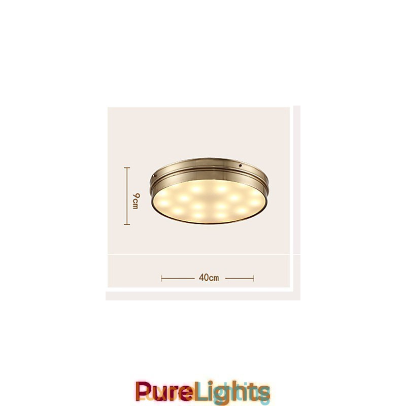 Designer Touch Decorative Flush Mount Traditional Classic Metal