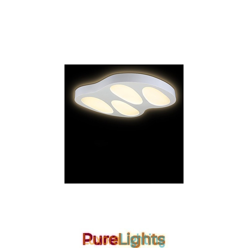 Designer Touch Decorative Flush Mount No Polar Light with Remote Control Modern Contemporary