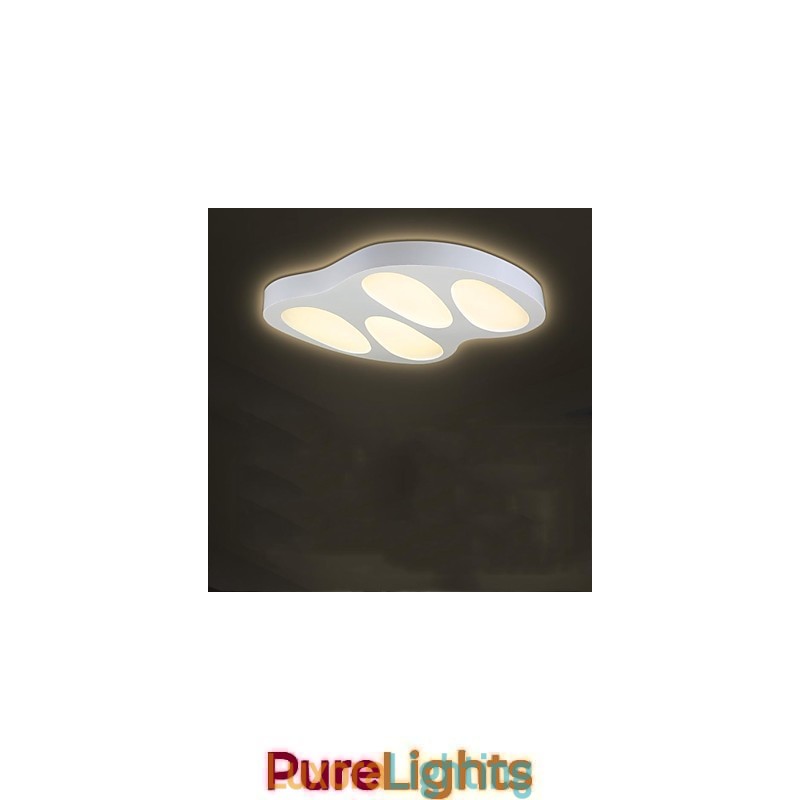 Designer Touch Decorative Flush Mount No Polar Light with Remote Control Modern Contemporary