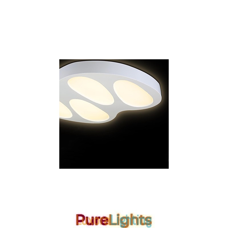 Designer Touch Decorative Flush Mount No Polar Light with Remote Control Modern Contemporary