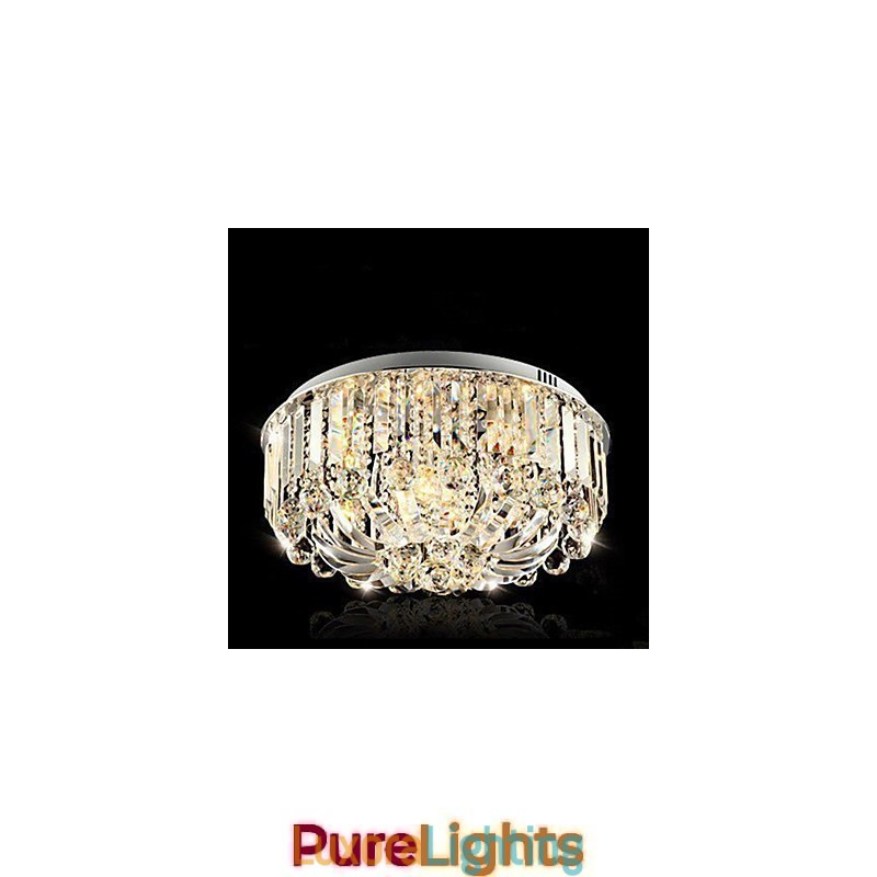 Designer Touch Decorative Flush Mount Lights subsection control light source Crystal Metal Fashion Modern Classic