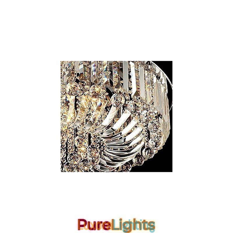 Designer Touch Decorative Flush Mount Lights subsection control light source Crystal Metal Fashion Modern Classic