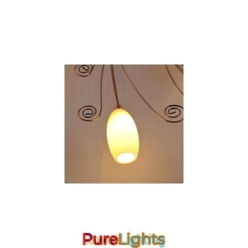 Designer Touch Decorative Artistic Aluminum Flush Mount Lights With 12 Lights