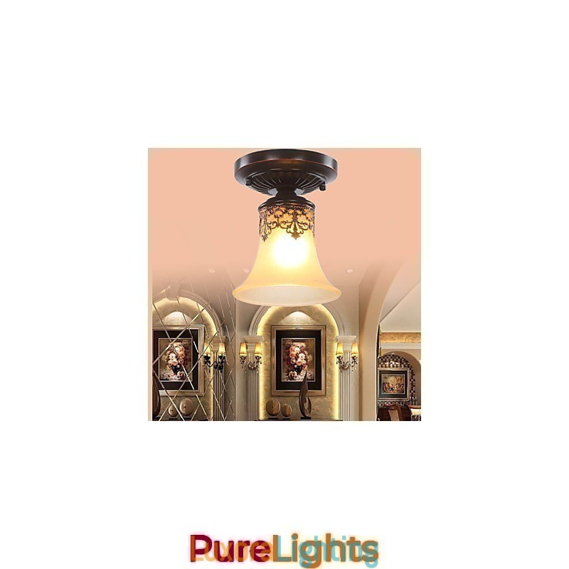 Designer Touch Decorative Europe Type Style Rural Classical Absorb Dome Light Lamp