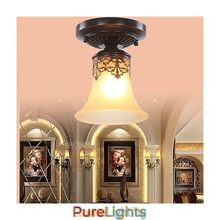 Designer Touch Decorative Europe Type Style Rural Classical Absorb Dome Light Lamp
