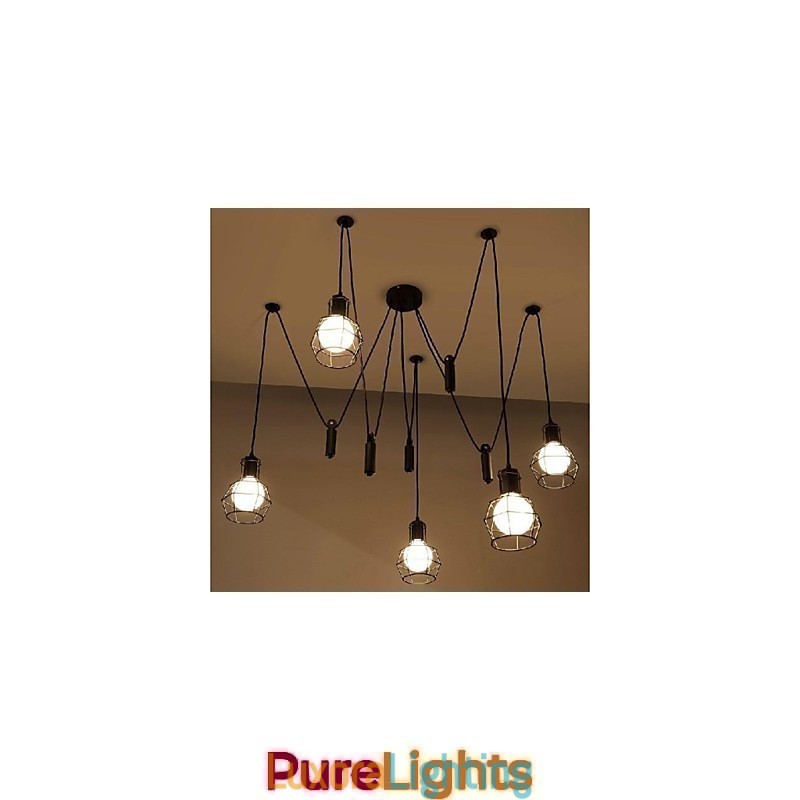 Designer Touch Decorative Traditional Classic Vintage Retro Lantern Country Mini Style Painting Metal Pendant Light Dining