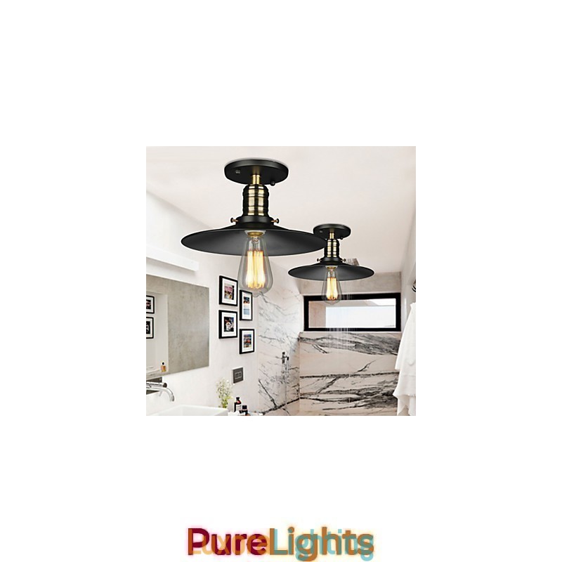 Designer Touch Decorative Country Designers Metal Flush Mount