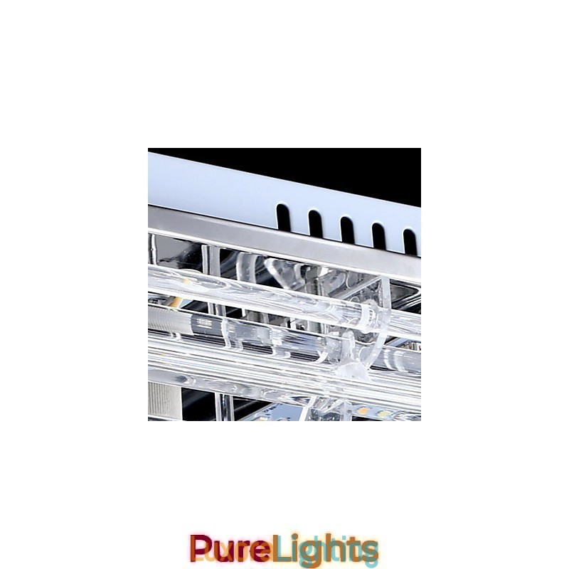 Designer Touch Decorative Flush Mount Three Color Light with Remote Control Modern Contemporary Glass