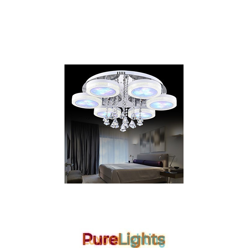 Designer Touch Decorative Flush Mount Modern Contemporary Metal