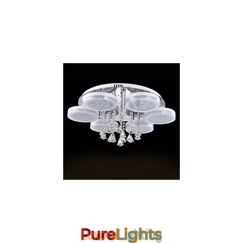 Designer Touch Decorative Flush Mount Modern Contemporary Metal