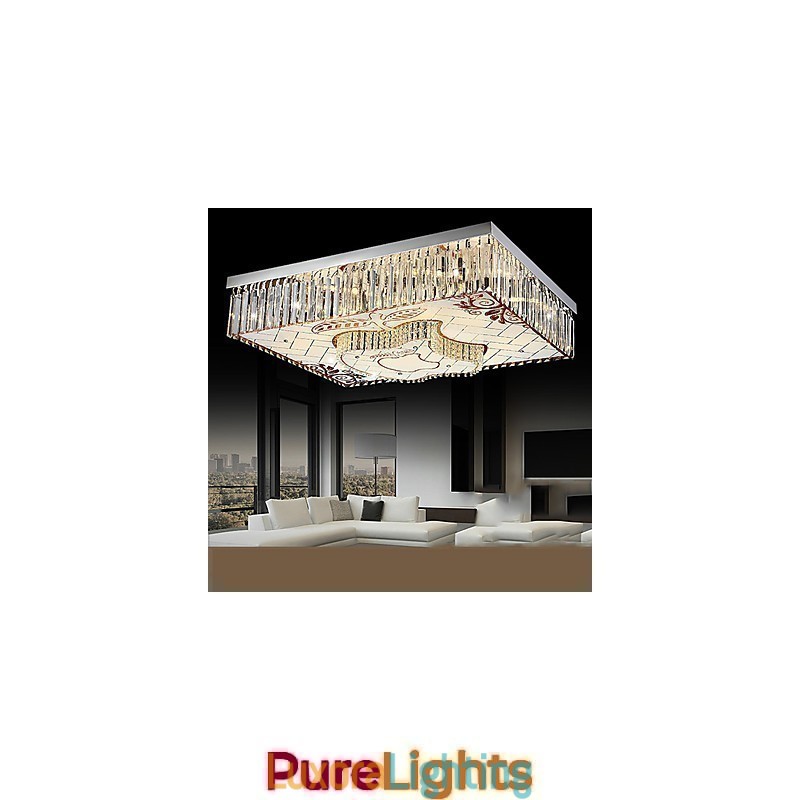 Designer Touch Decorative Flush Mount Modern Contemporary Metal