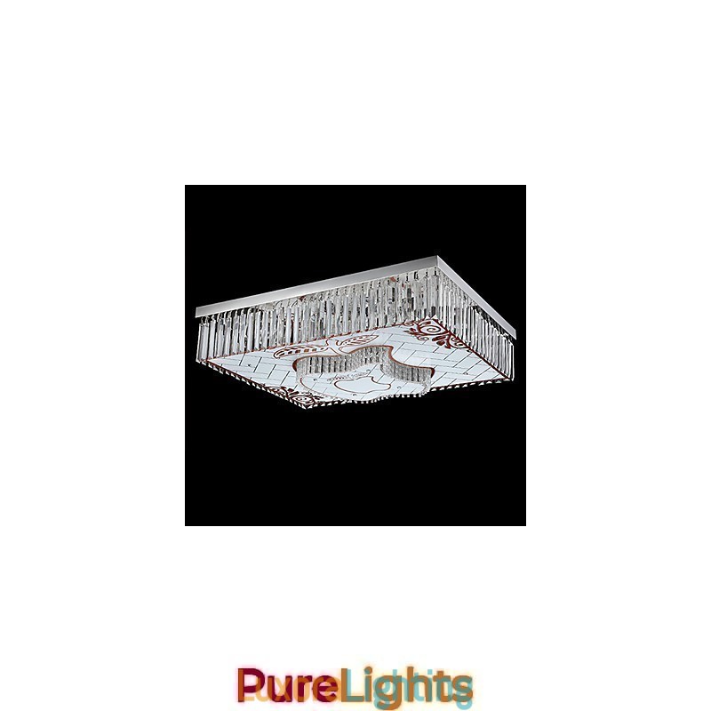 Designer Touch Decorative Flush Mount Modern Contemporary Metal