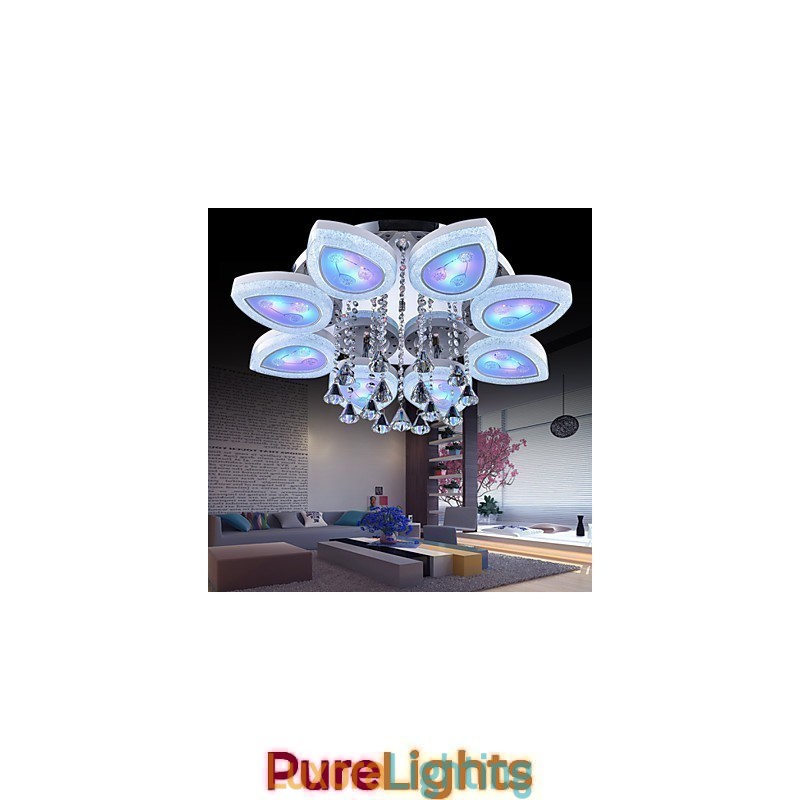 Designer Touch Decorative Flush Mount Modern Contemporary Metal