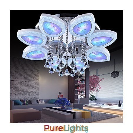 Designer Touch Decorative Flush Mount Modern Contemporary Metal