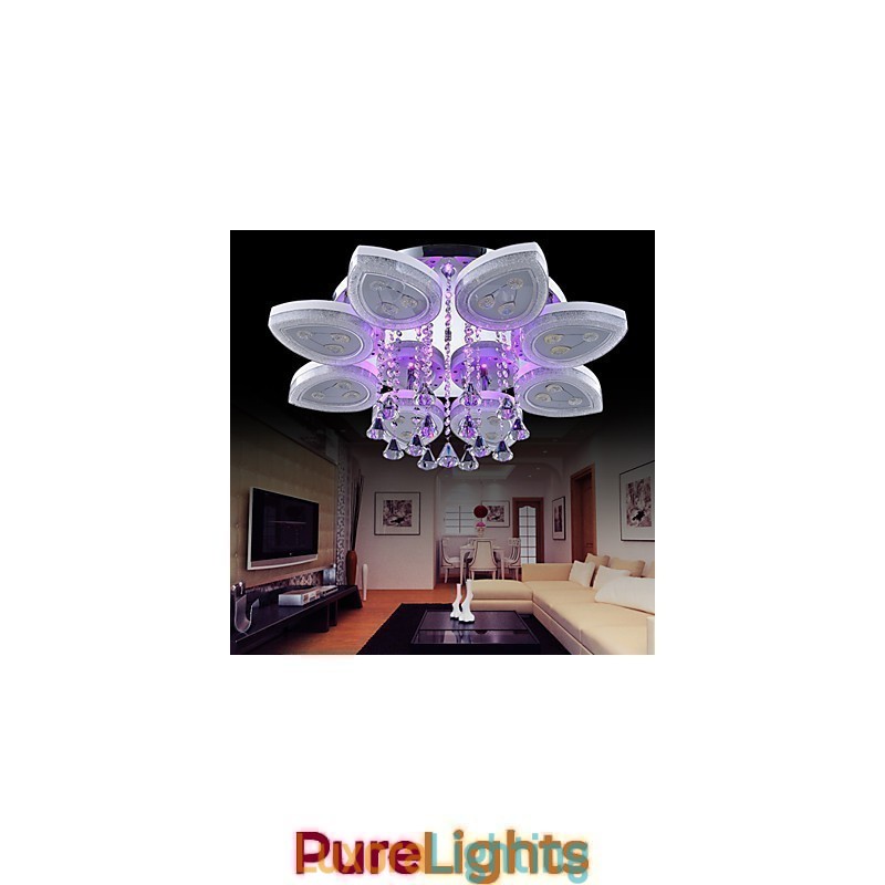 Designer Touch Decorative Flush Mount Modern Contemporary Metal